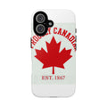 Phone Case - Proudly Canadian Maple Leaf Design (Est. 1867)