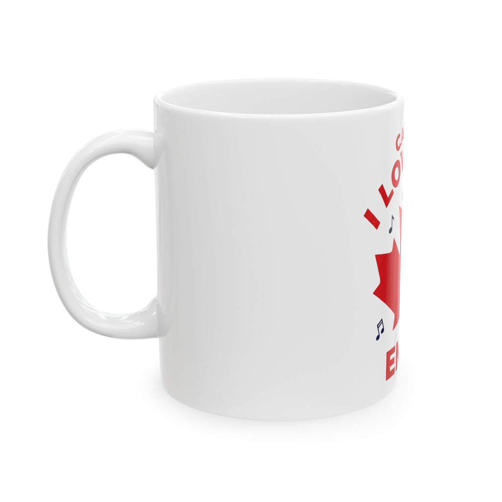 Canada I Love You Mug — Custom Name Canada Day Coffee Mug (EMY J)