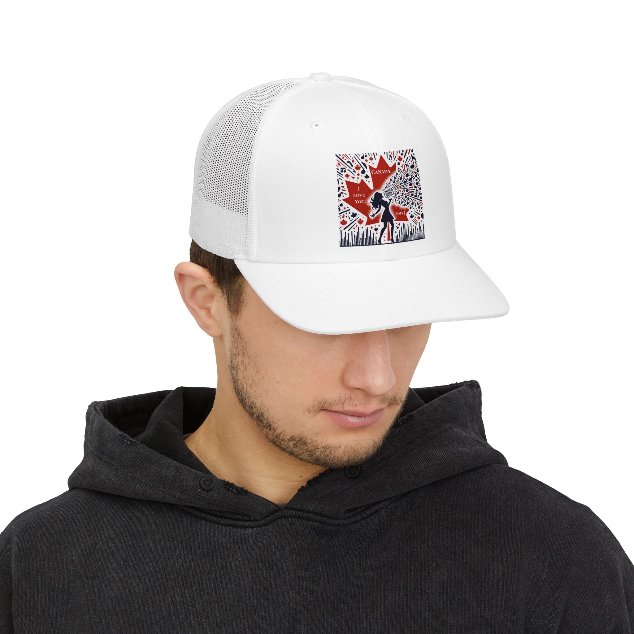 Casquette de camionneur canadienne feuille d'érable – Casquette silhouette skateur