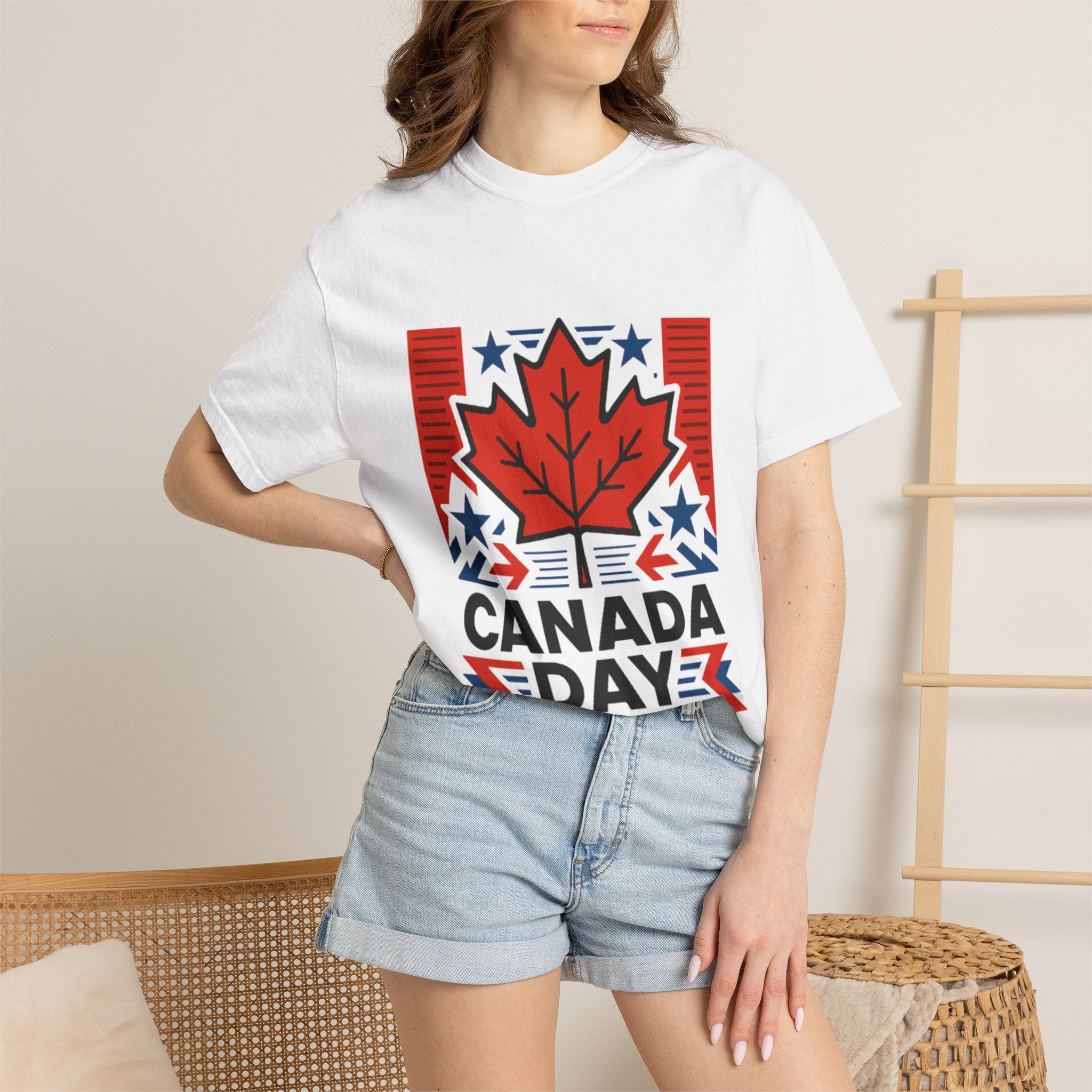 Canada Day T-Shirt — Red Maple Leaf Celebration Tee