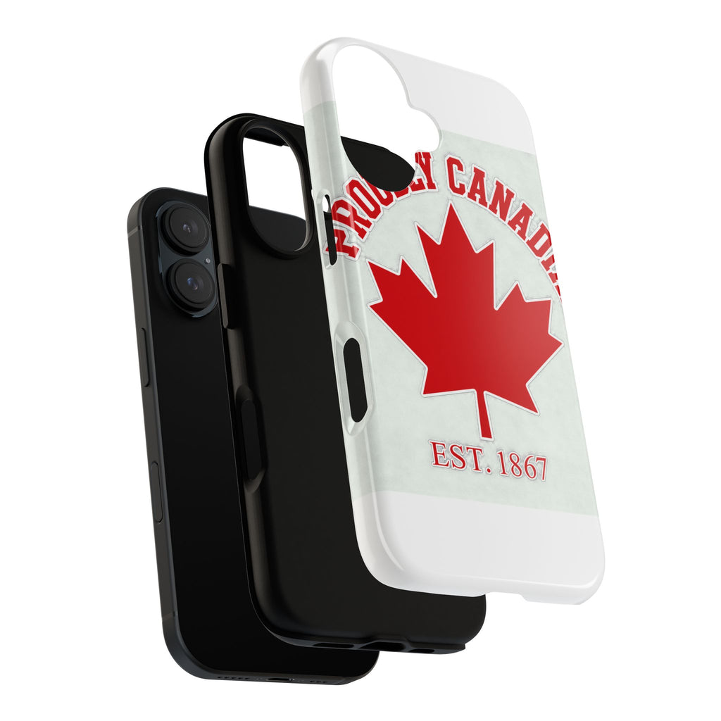Phone Case - Proudly Canadian Maple Leaf Design (Est. 1867)